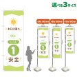 画像1: のぼり旗 本日の暑さ28℃ レベル1(安全)　暑さ指数　熱中症対策 (1)