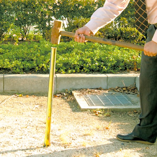 画像2: のぼり旗 ポール立て 杭型 筒 埋め込み式 大サイズ No.945 (2)