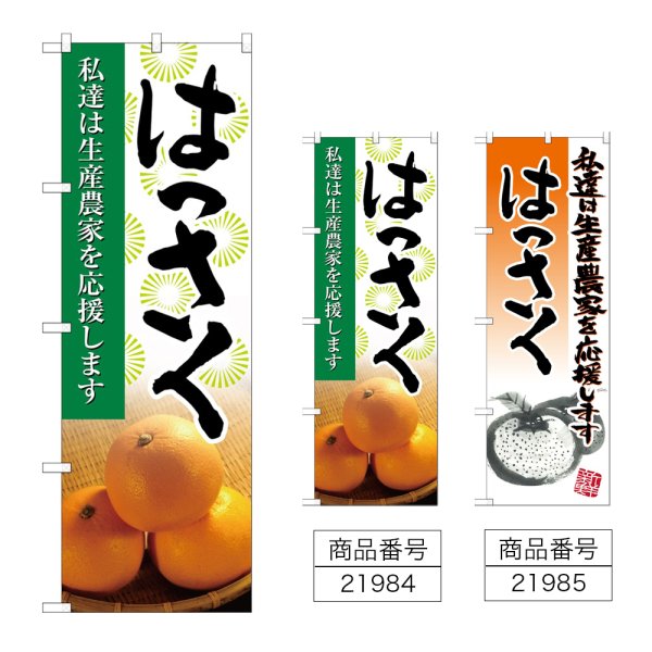 画像1: のぼり はっさく (選べるデザイン) (1)