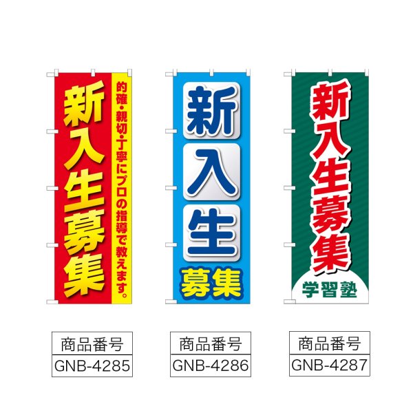 画像2: のぼり 新入生募集 (選べるデザイン) (2)