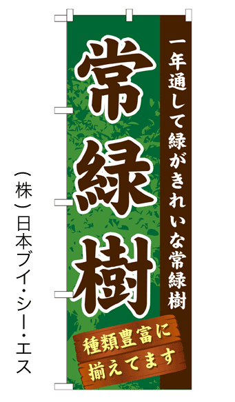 画像1: 【常緑樹】のぼり旗 (1)